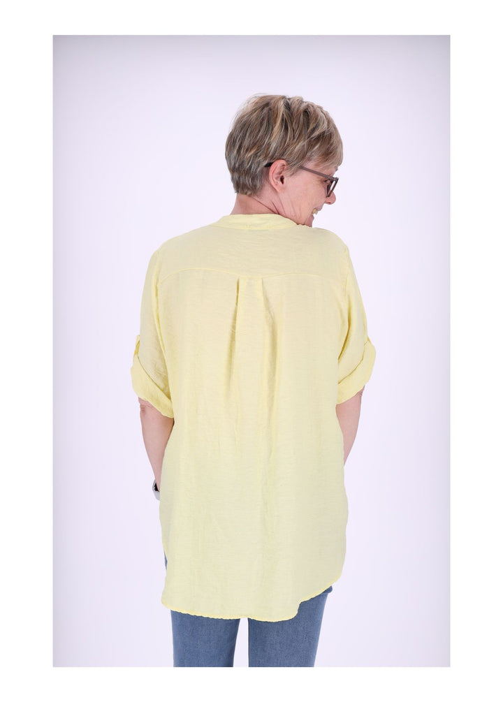 Splash of Color Blusenshirt Kurzarm