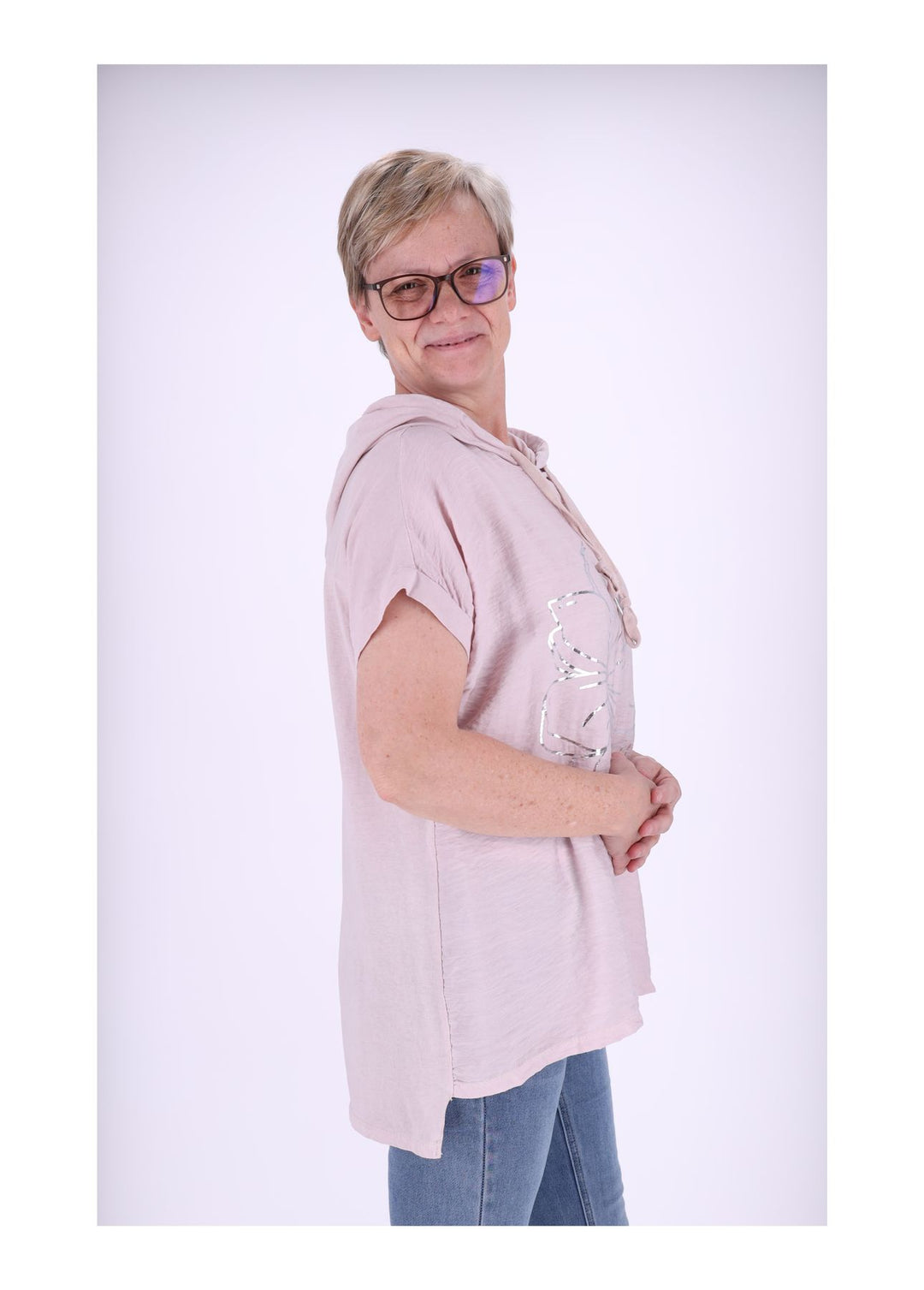 Splash of Color Damen T-Shirt Kapuze