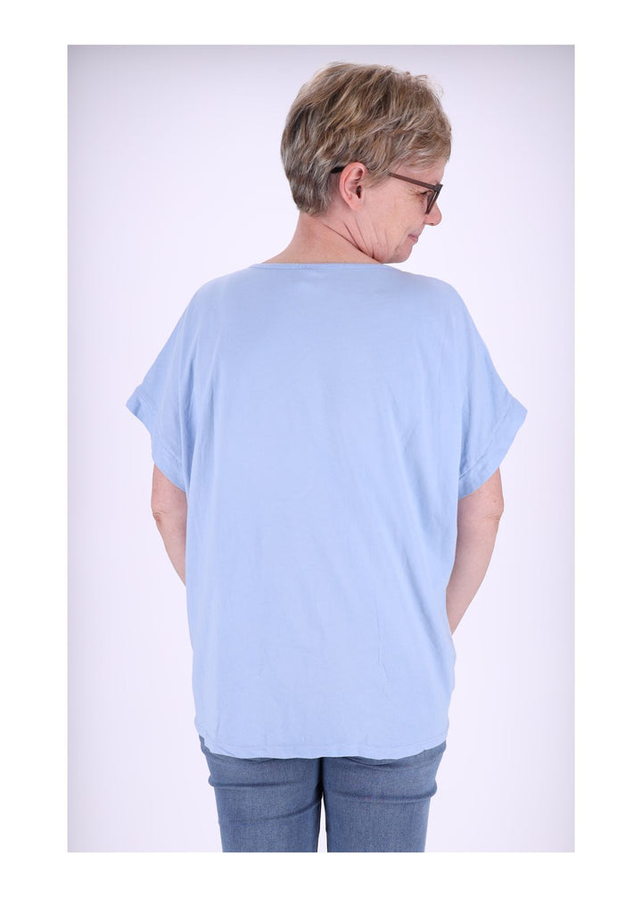 Splash of Color Damen T-Shirt Blumendruck