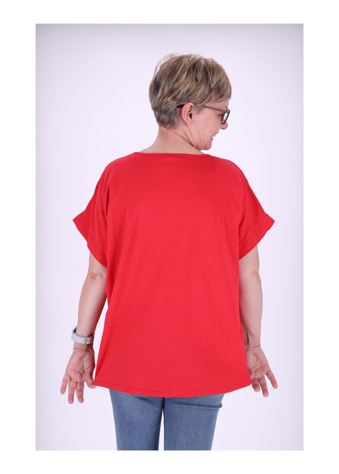 Splash of Color Damen T-Shirt Blumendruck