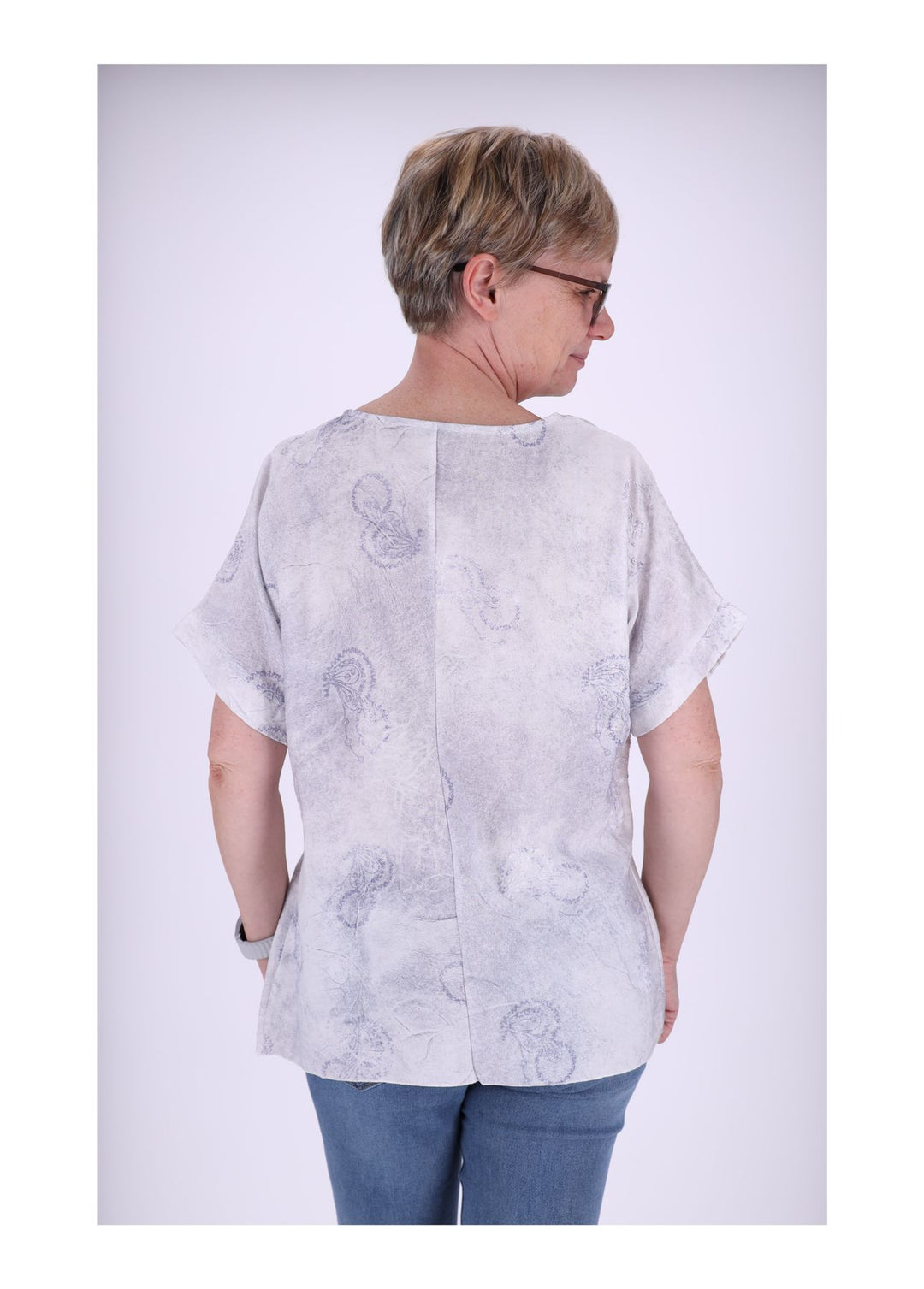 Splash of Color Damen T-Shirt Knoten