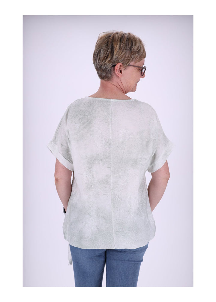 Splash of Color Damen T-Shirt Knoten