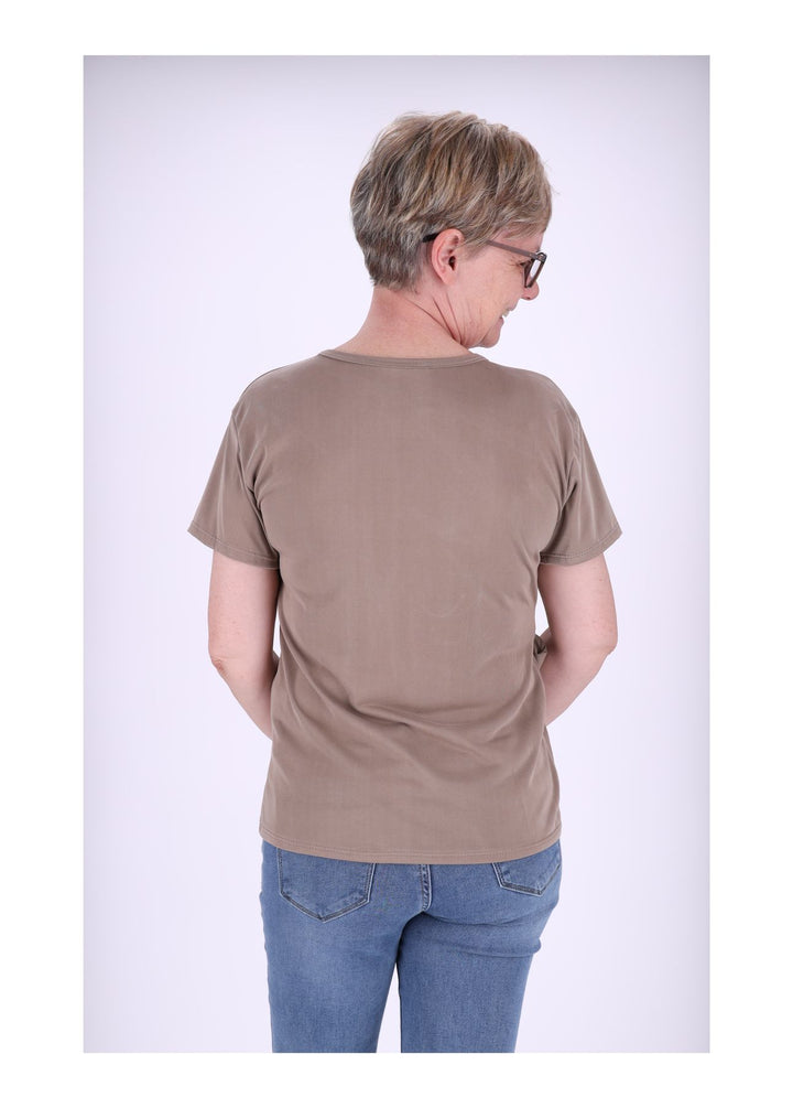 Splash of Color Damen T-Shirt zum Binden