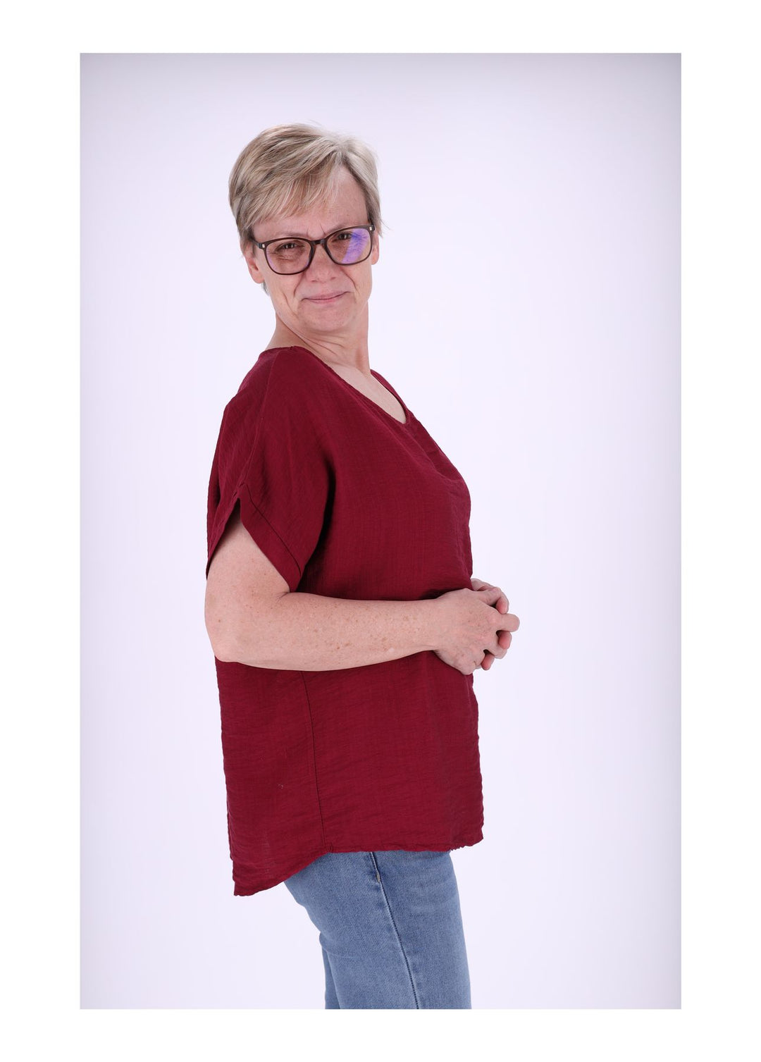 Splash of Color Damen T-Shirt Viskose
