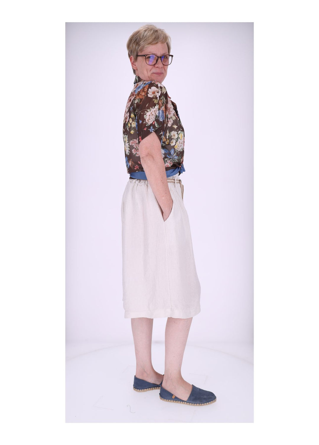 Splash of Color Damen Musselin Short