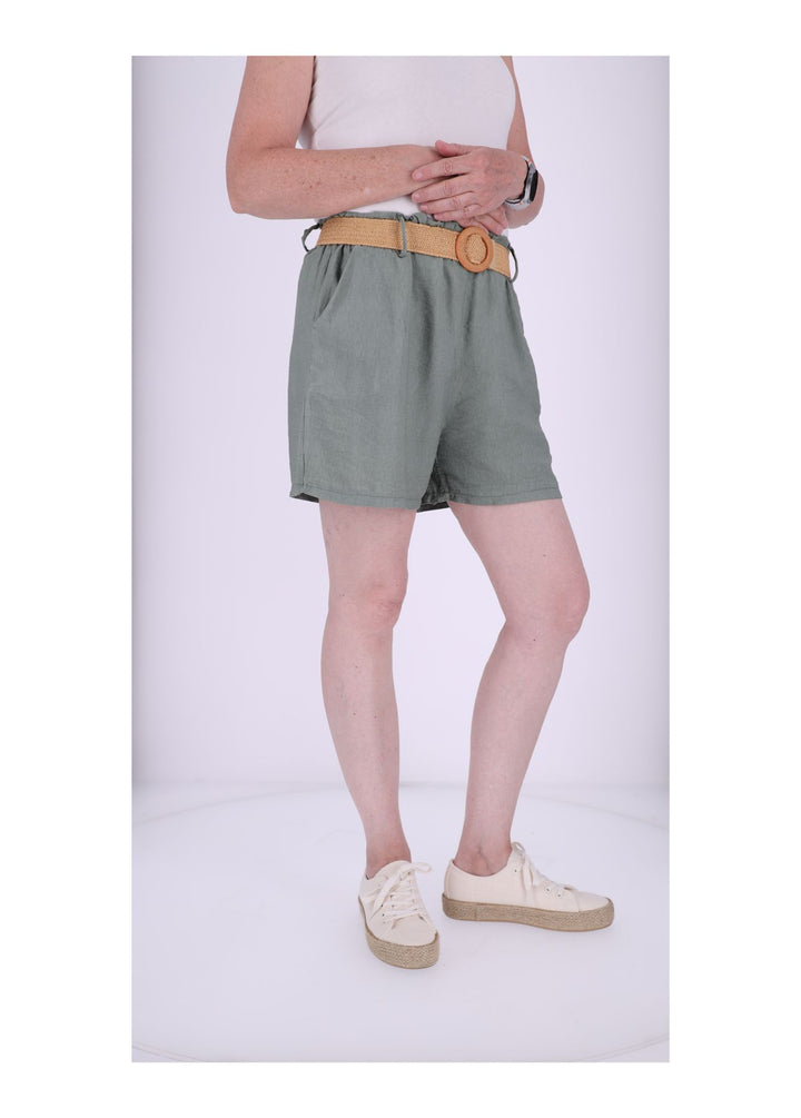 Splash of Color Viskose-Shorts Damen