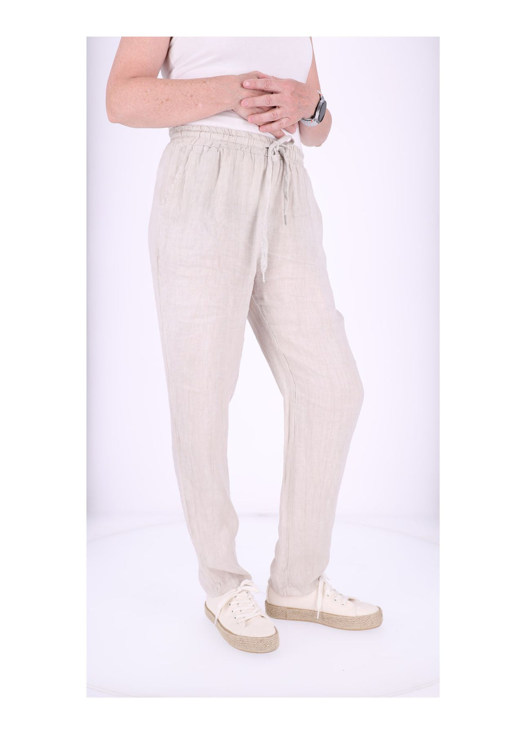 Splash of Color Leinenhose Damen