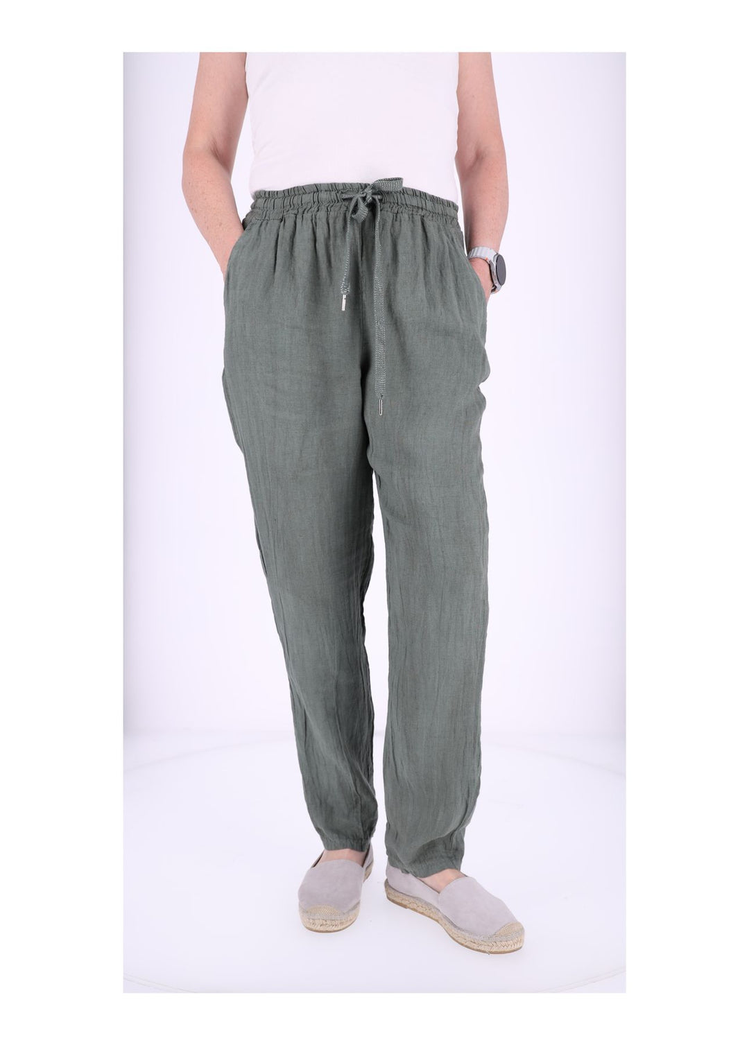 Splash of Color Leinenhose Damen