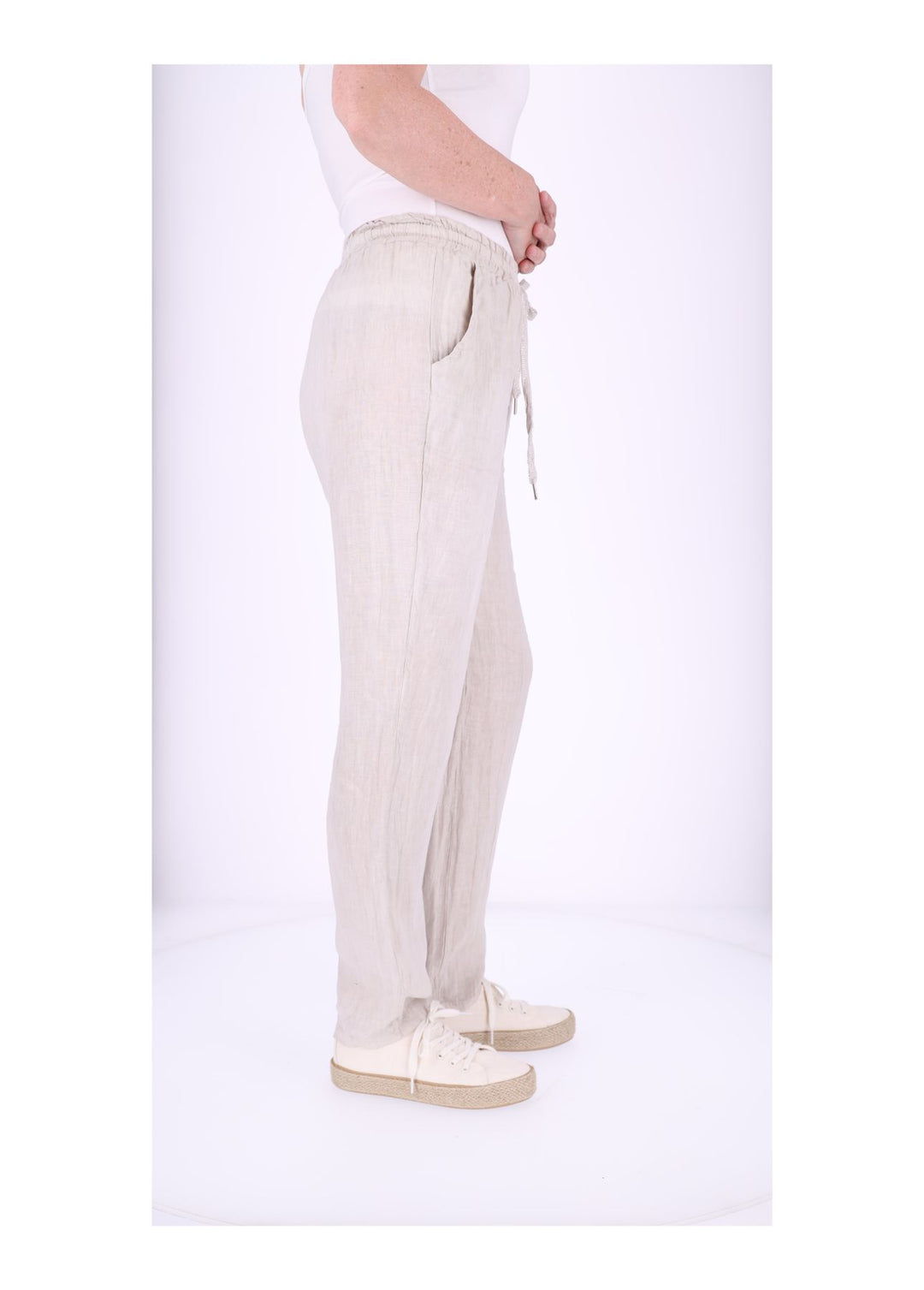 Splash of Color Leinenhose Damen