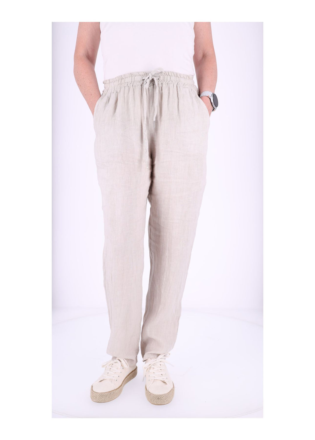 Splash of Color Leinenhose Damen