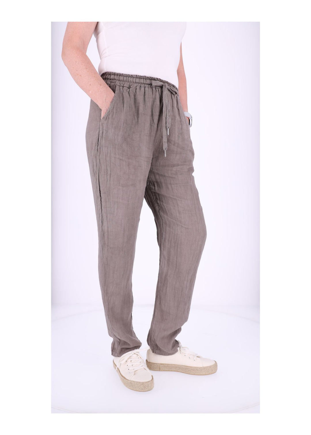 Splash of Color Leinenhose Damen