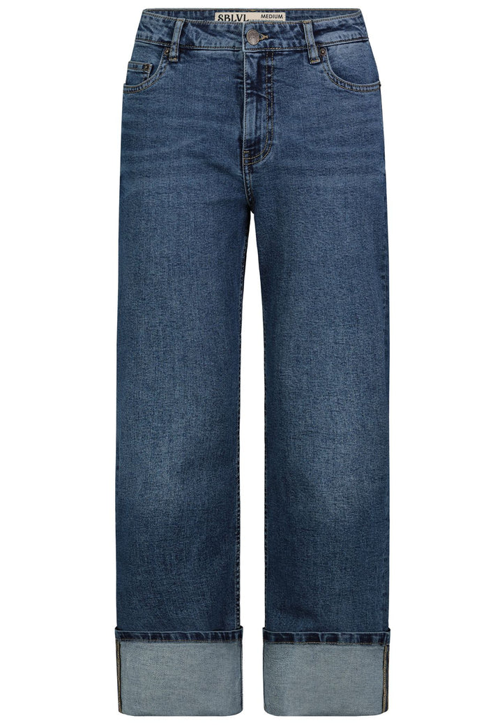 DOB Jeans Hose gerades weites Bein