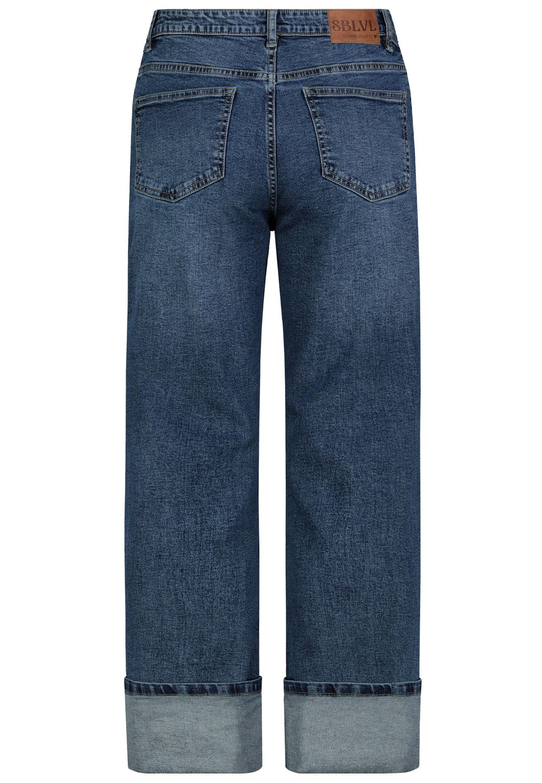 DOB Jeans Hose gerades weites Bein