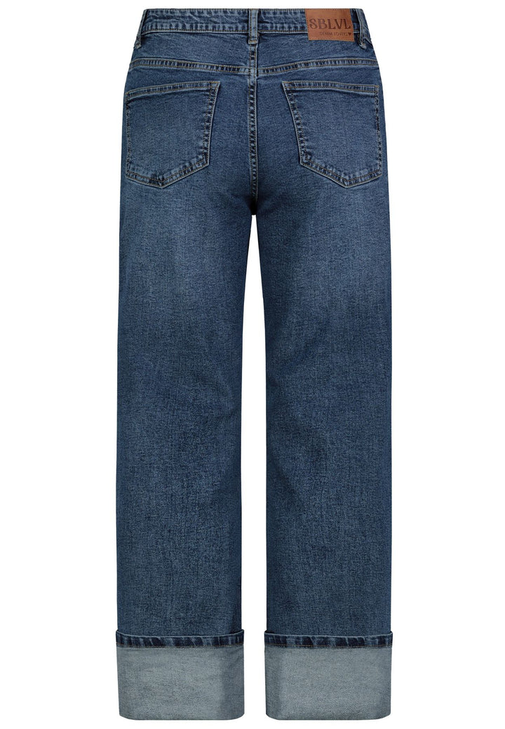 DOB Jeans Hose gerades weites Bein