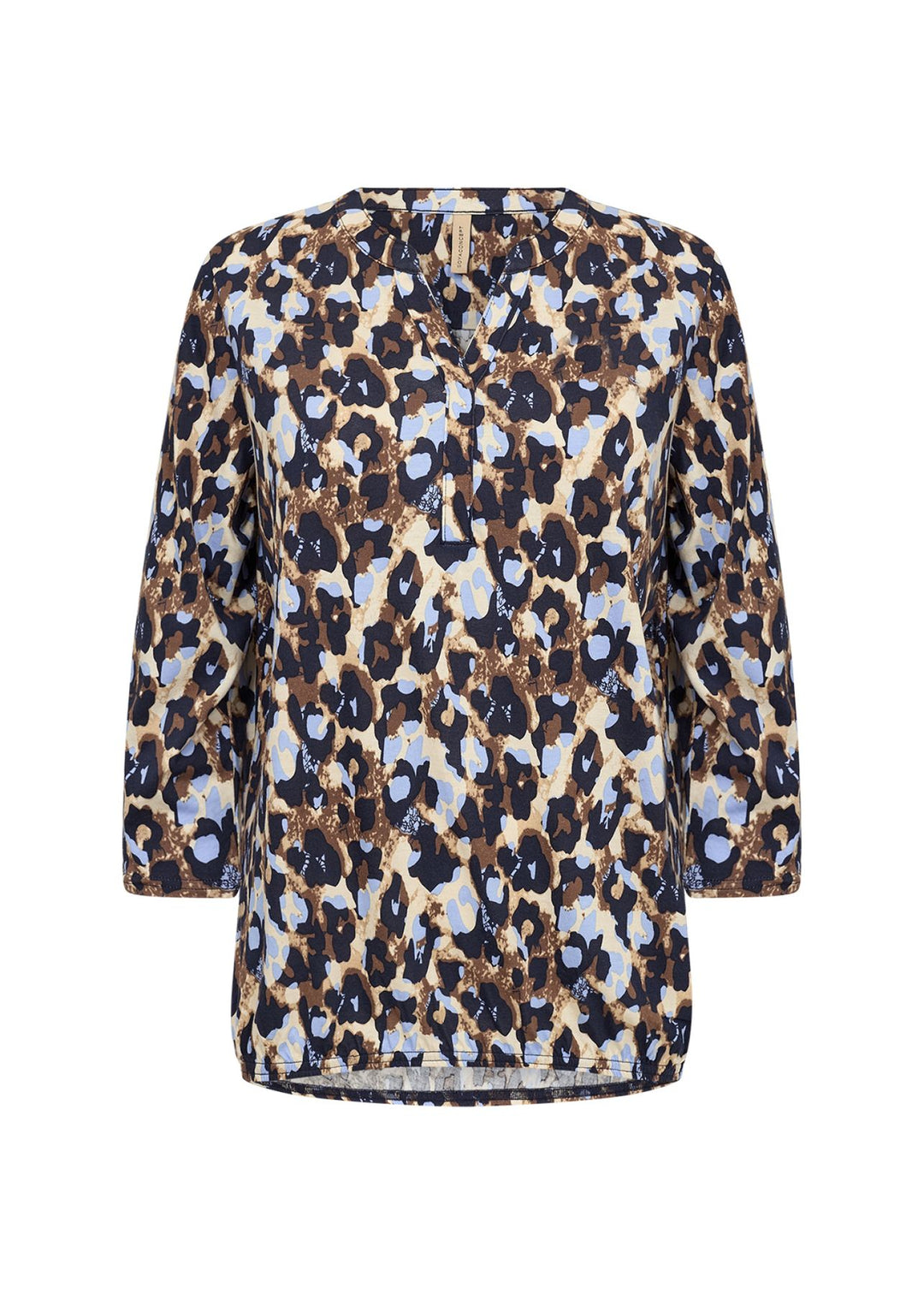 Soyaconcept Damen Bluse mit Tierprint