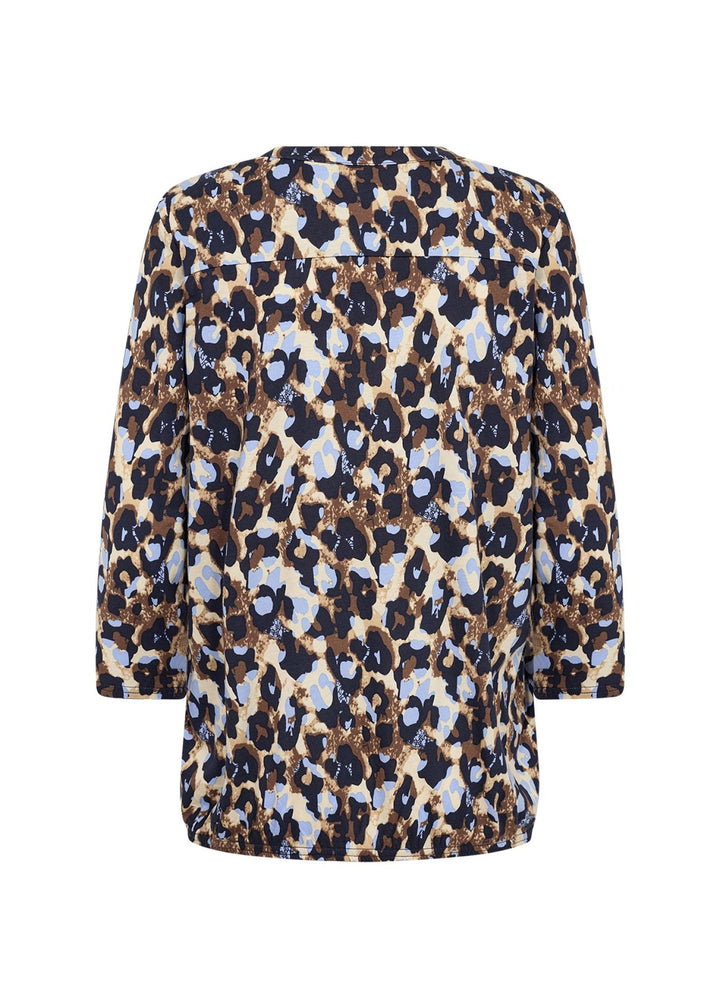 Soyaconcept Damen Bluse mit Tierprint