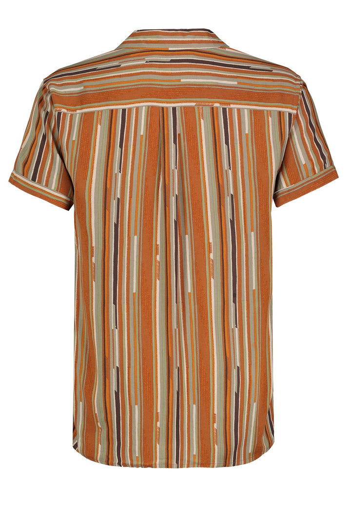 Authentic Style Kurzarm-Hemd Viskose
