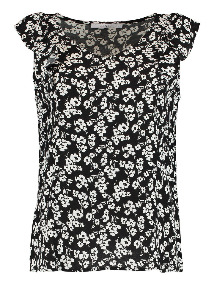 Hailys Damen T-Shirt V-Ausschnitt