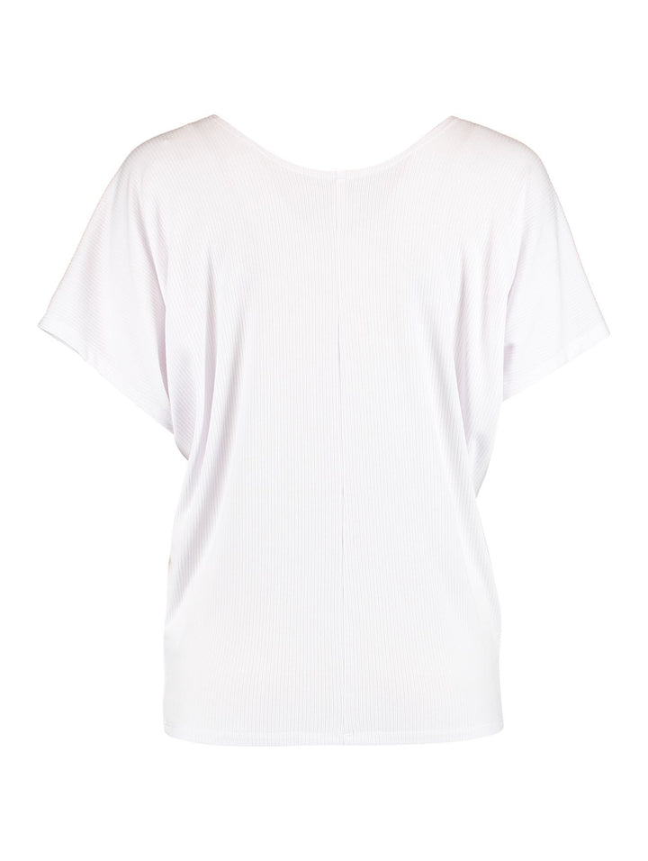 Hailys Damen T-Shirt V-Ausschnitt