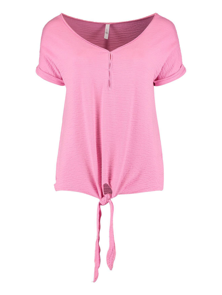 Hailys Damen T-Shirt V-Ausschnitt