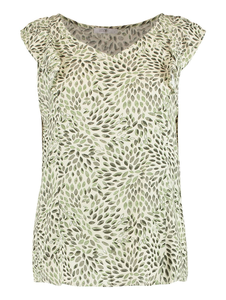 Hailys Damen T-Shirt V-Ausschnitt