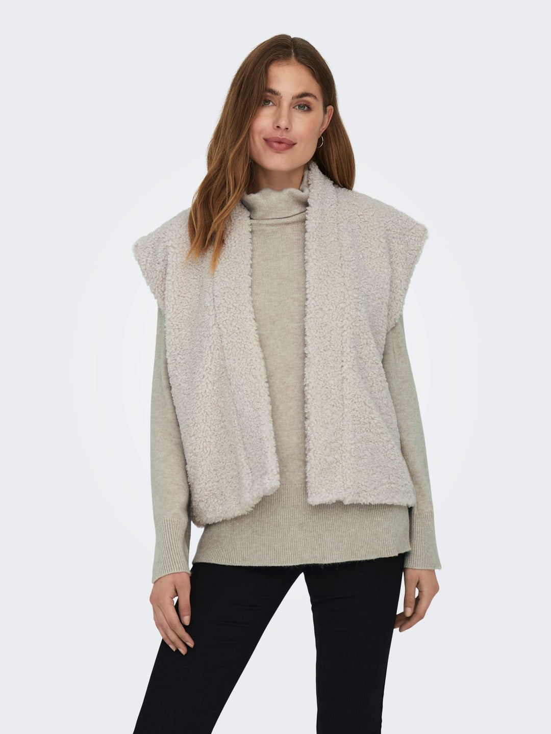 ONLY Teddyfell Weste Damen