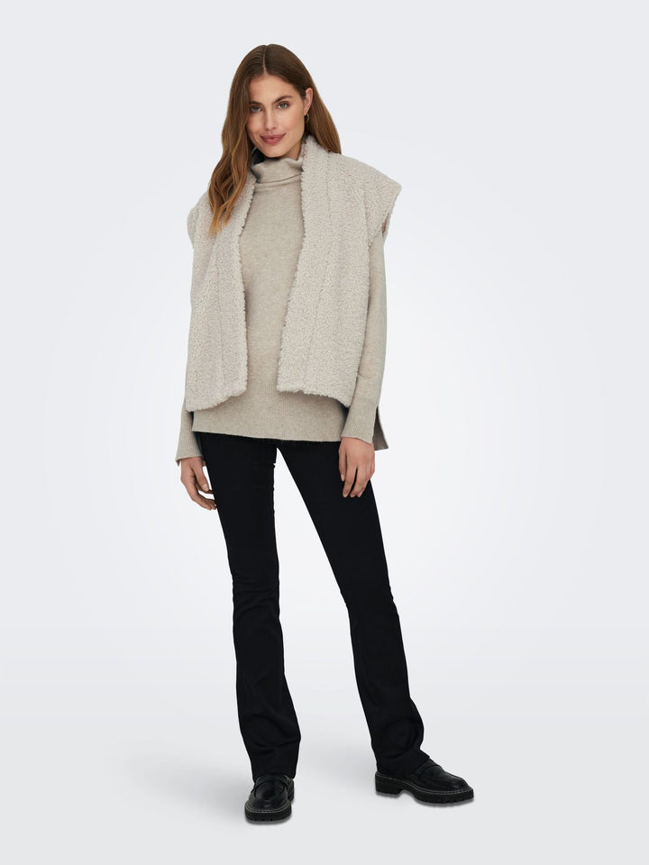 ONLY Teddyfell Weste Damen