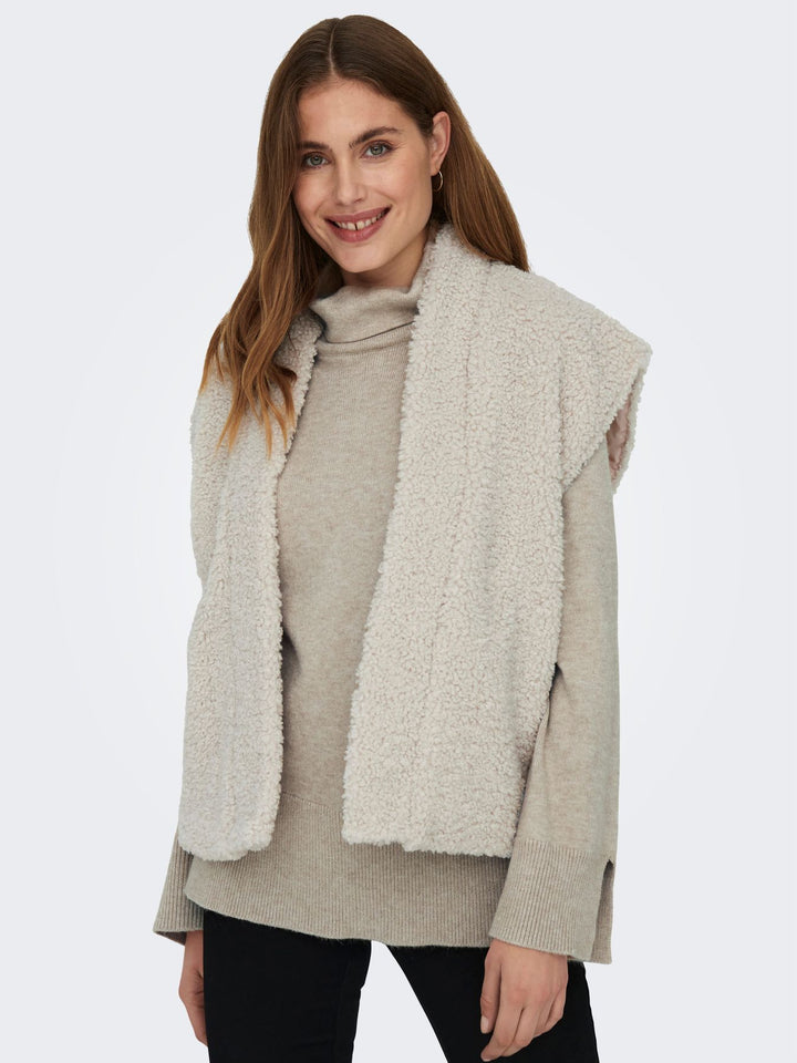 ONLY Teddyfell Weste Damen