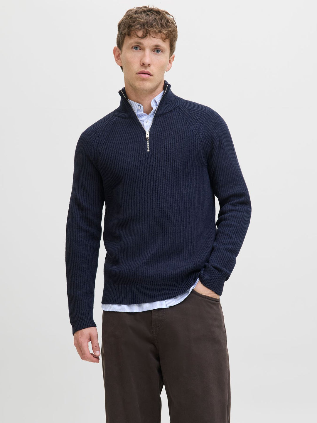 Jack & Jones Strickpullover Half Zip