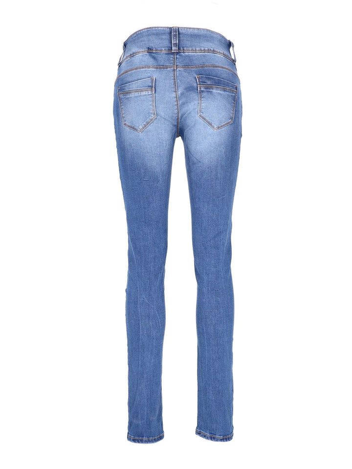 Splash of Color High Waist Jeans