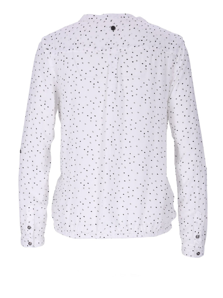 Splash of Color Damen Bluse Herzen