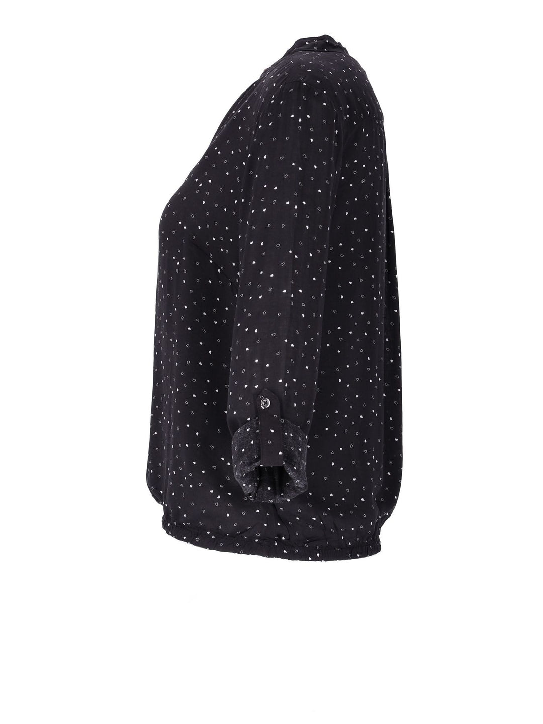 Splash of Color Damen Bluse Herzen