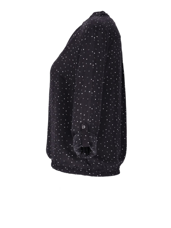 Splash of Color Damen Bluse Herzen