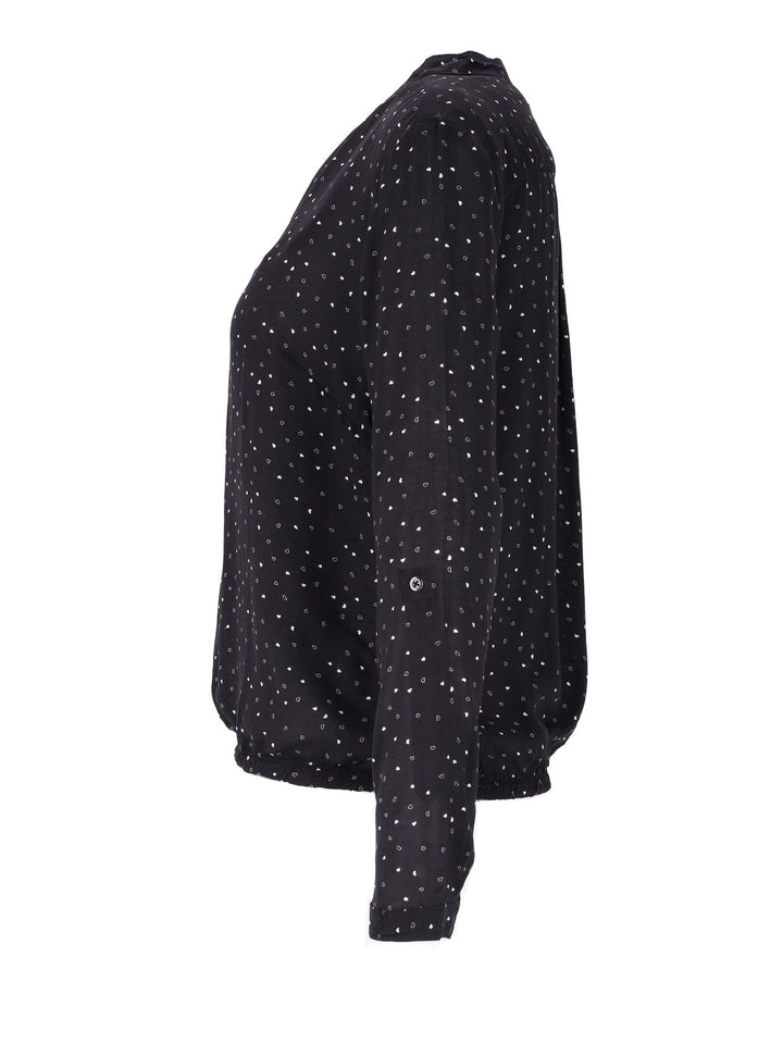 Splash of Color Damen Bluse Herzen