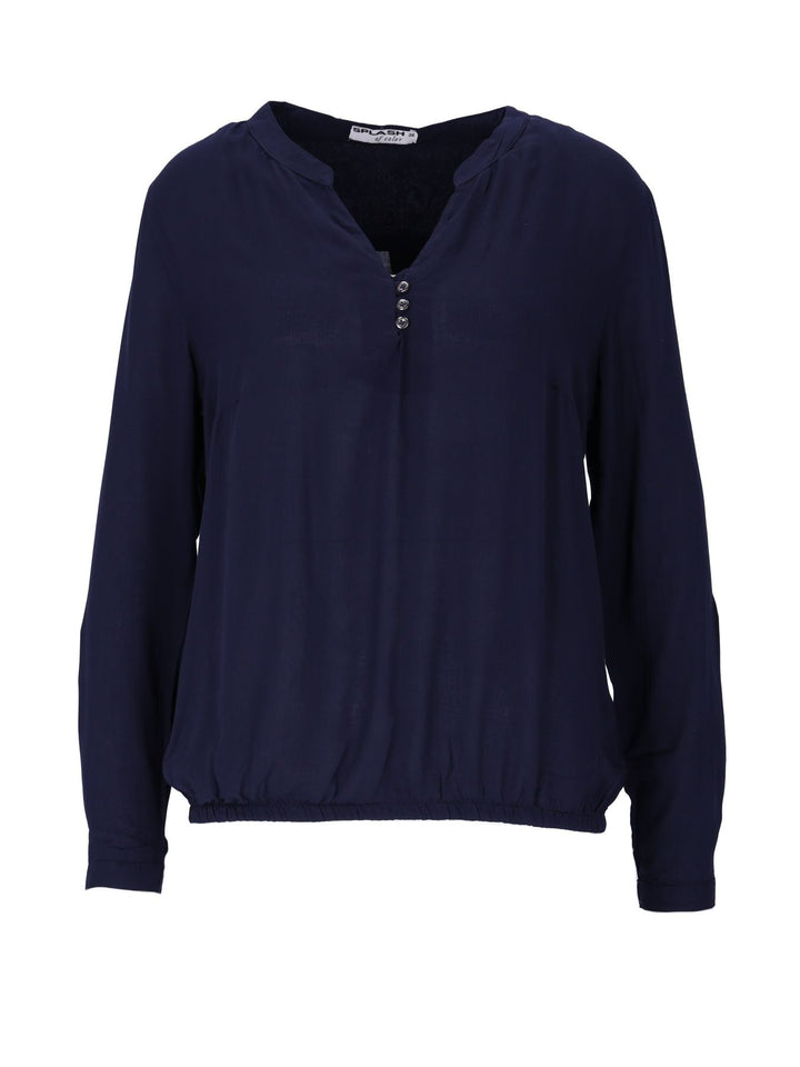 Splash of Color Damen Bluse Viskose