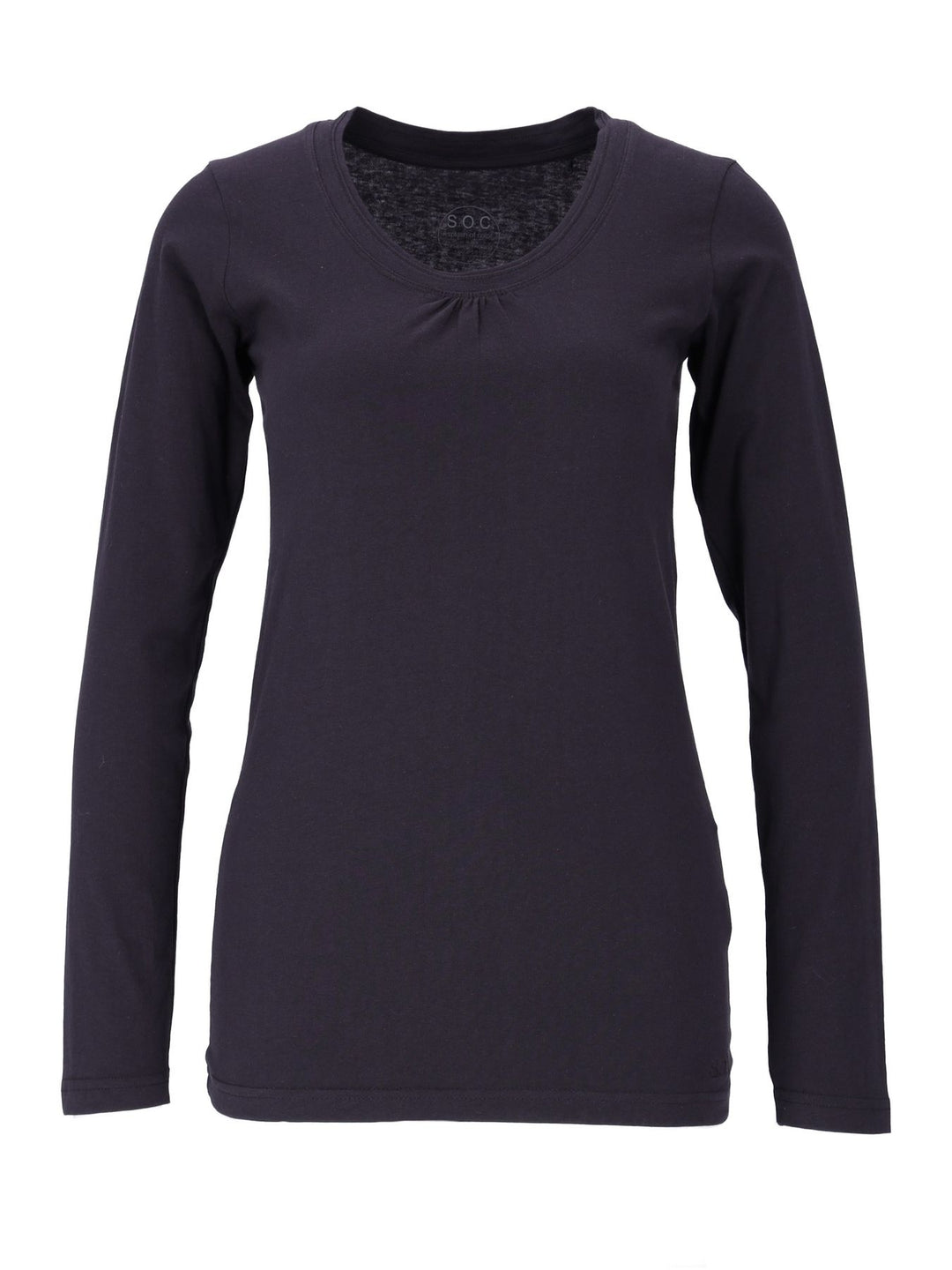 Langarmshirt Raffung - Splash of Color