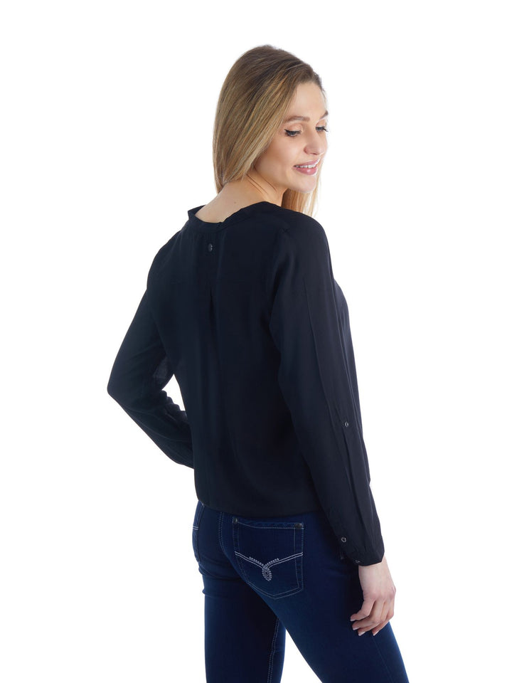 Splash of Color Damen Bluse Viskose