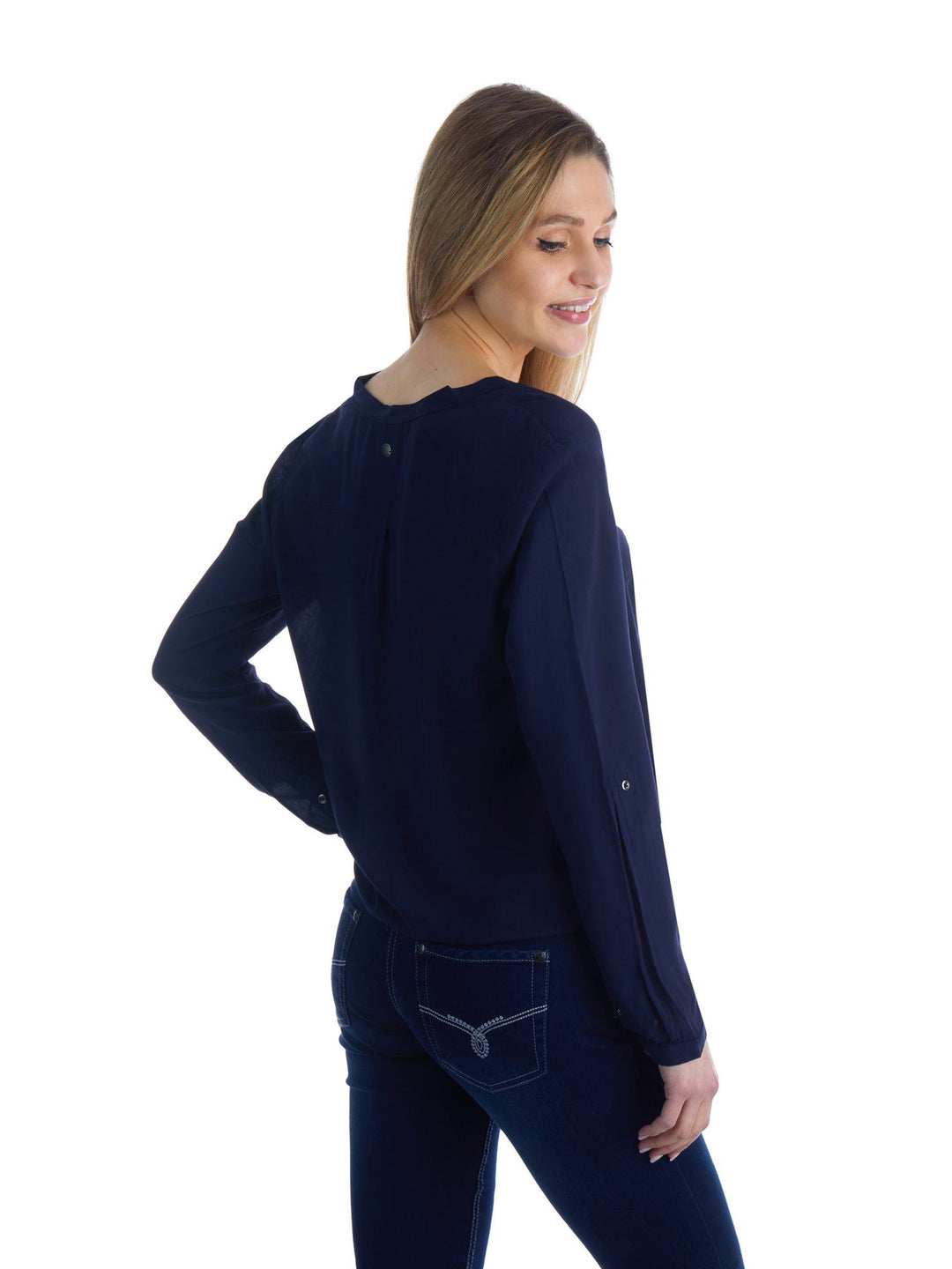 Splash of Color Damen Bluse Viskose