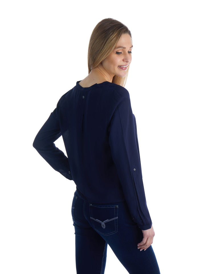 Splash of Color Damen Bluse Viskose