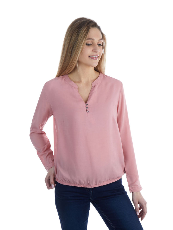 Splash of Color Damen Bluse Viskose