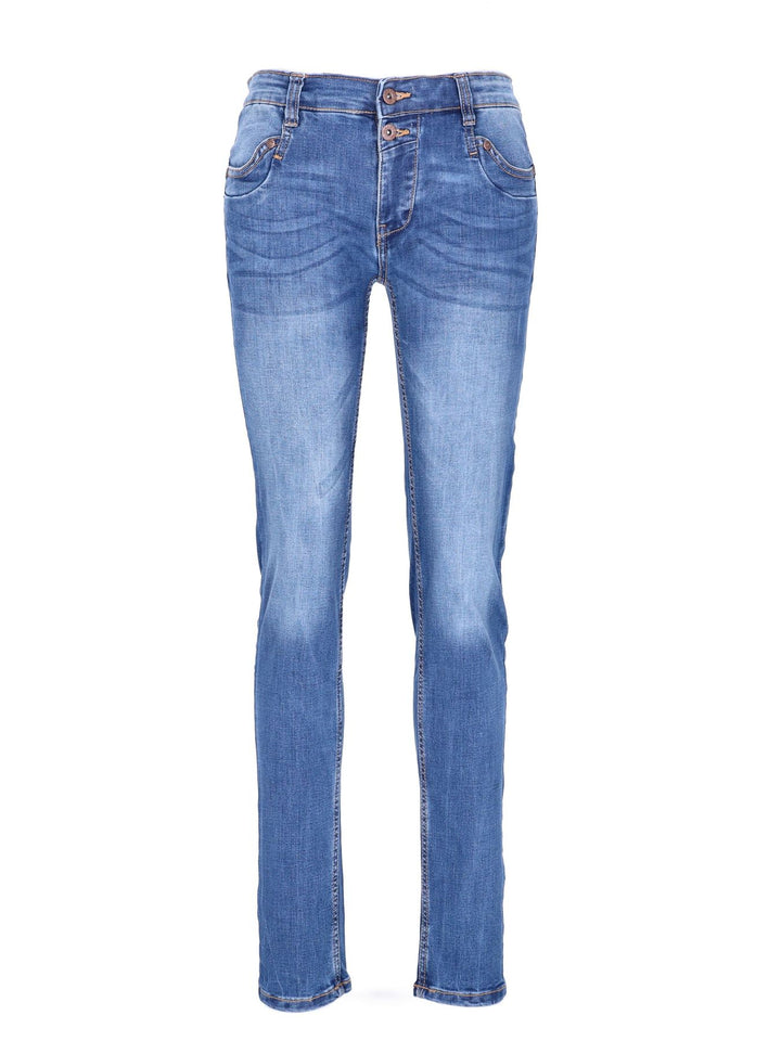 Splash of Color Skinny Jeans Damen