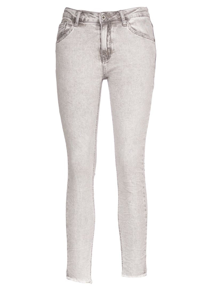 Splash of Color Cropped Jeans Damen