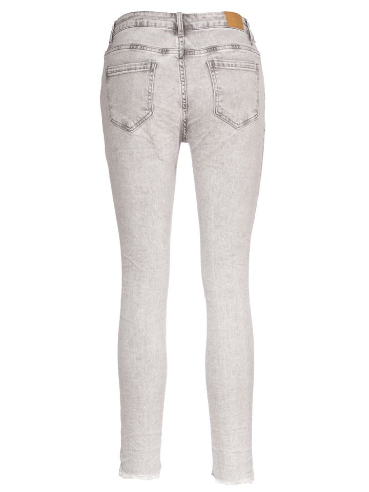Splash of Color Cropped Jeans Damen