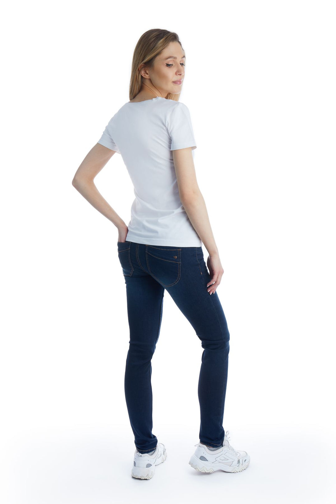 Splash of Color Skinny Jeans Damen