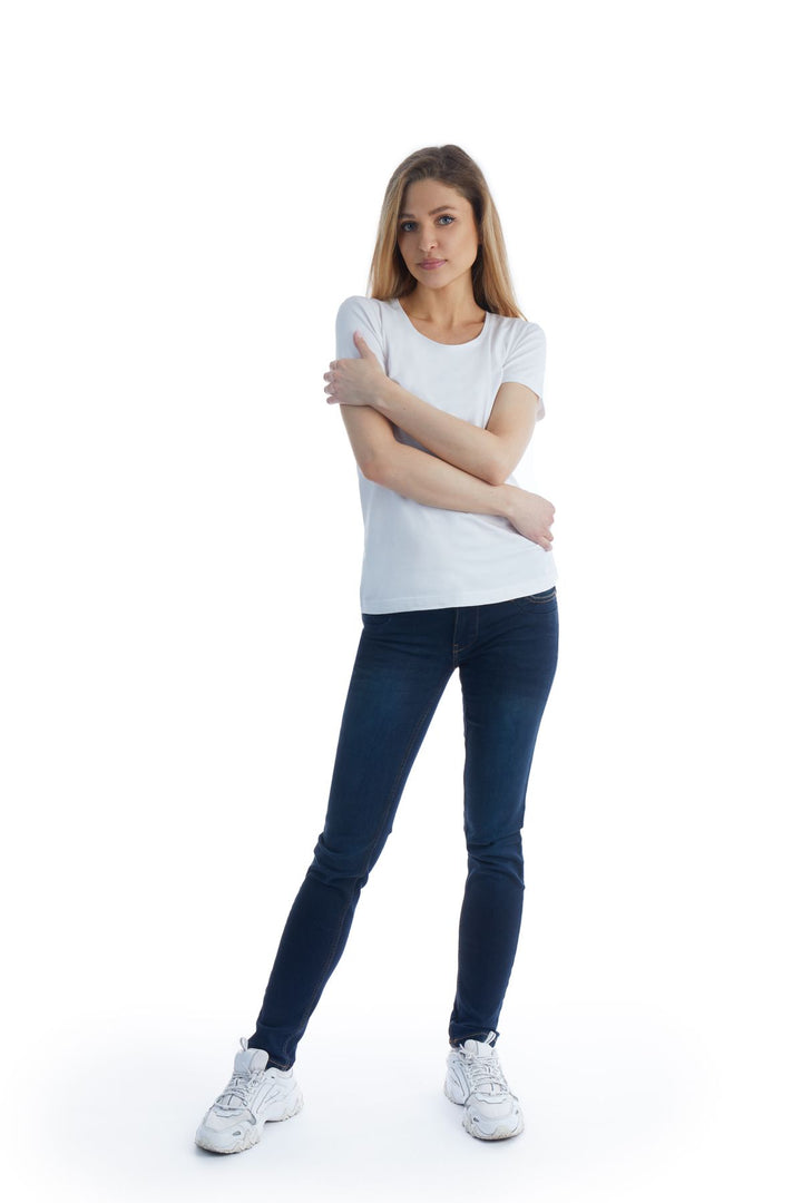 Splash of Color Skinny Jeans Damen