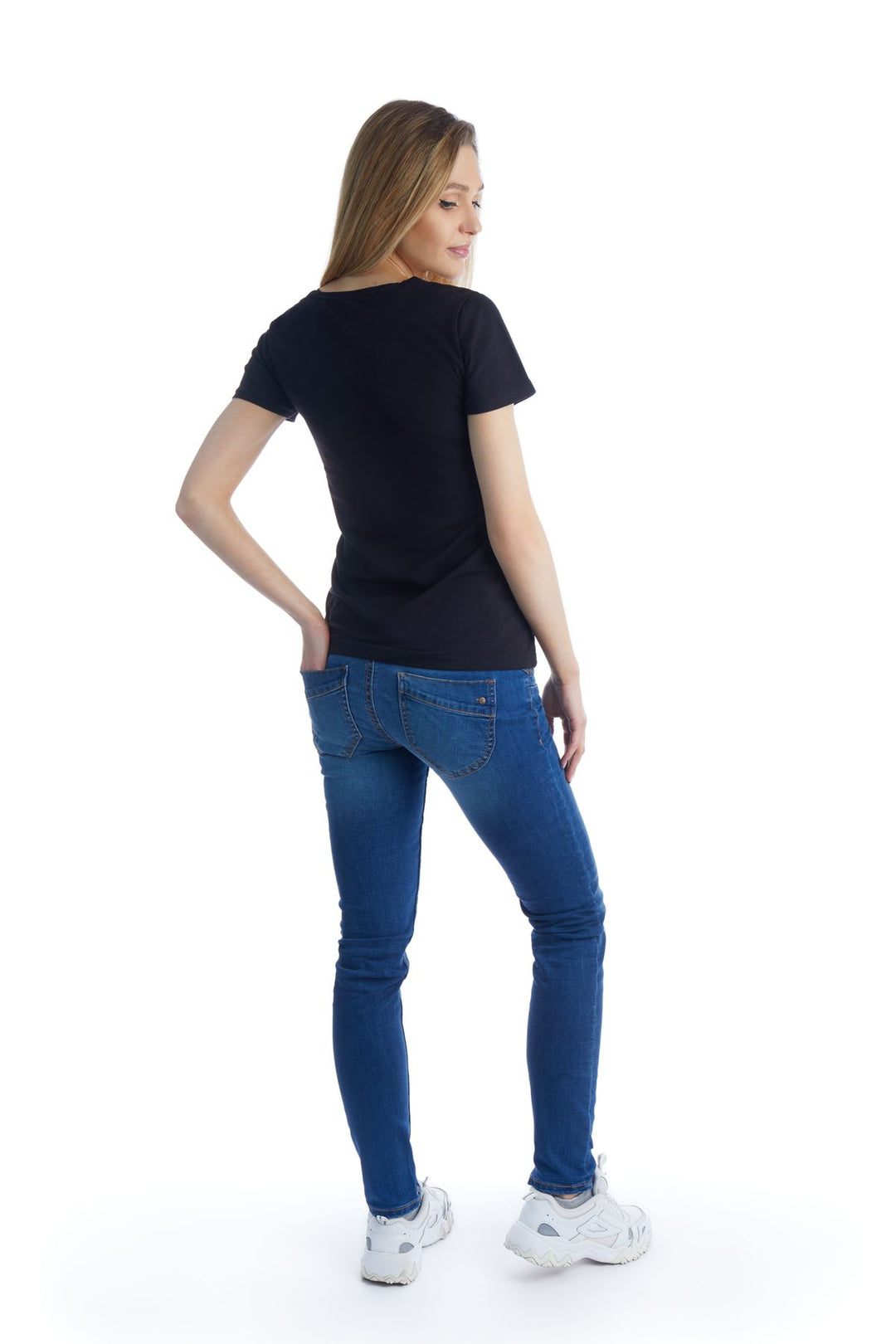 Splash of Color Skinny Jeans Damen