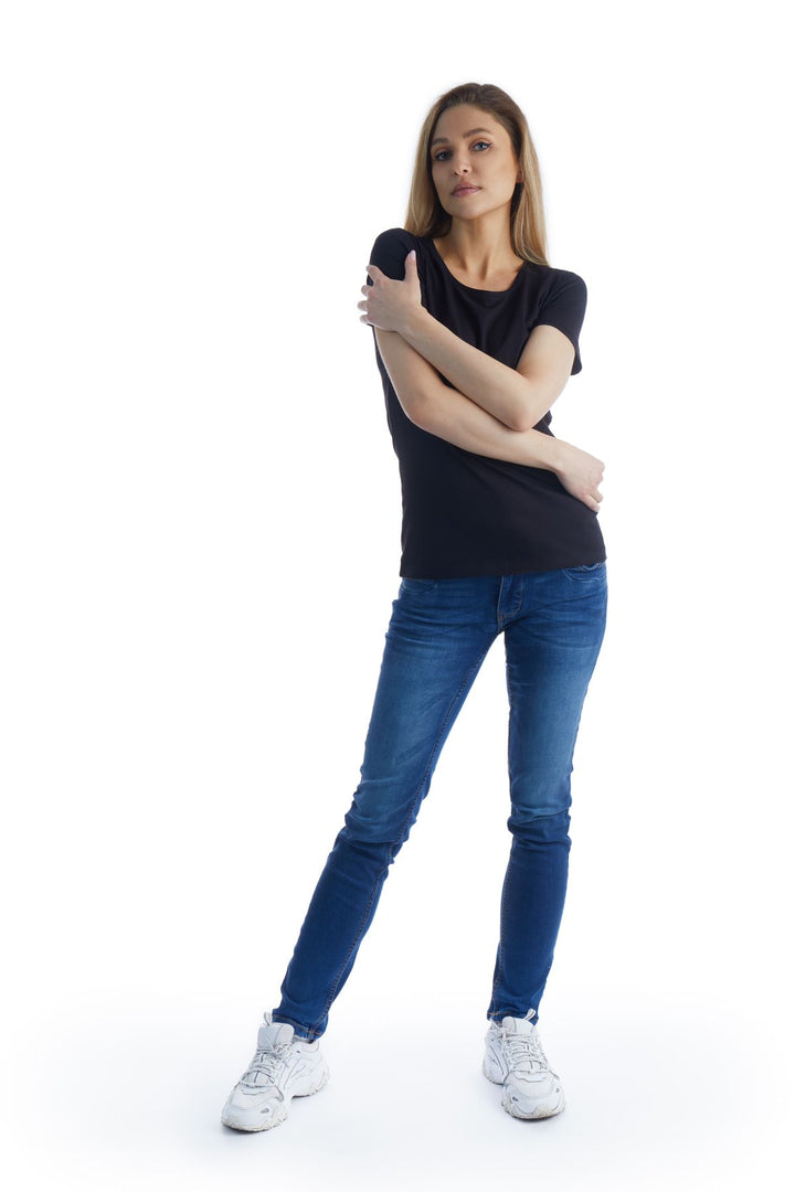 Splash of Color Skinny Jeans Damen