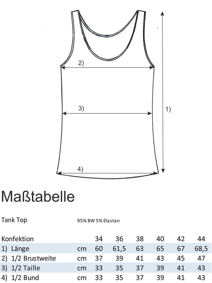 Splash of Color Tanktop breite Träger
