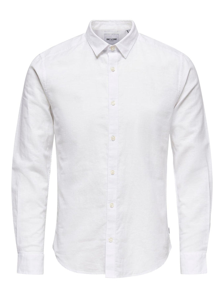 Only & Sons Leinen Hemd Langarm