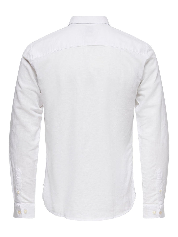 Only & Sons Leinen Hemd Langarm